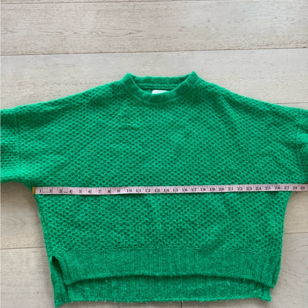 Xirena kenden alpaca blend sweater in green L - Picture 7 of 9